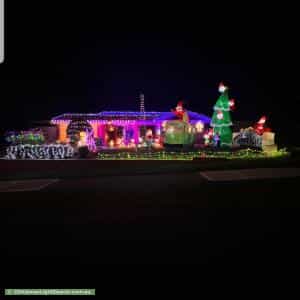 Christmas Light display at 128 Epping Forest Drive, Kearns