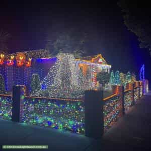Christmas Light display at 1 Brookfield Avenue, Brookfield