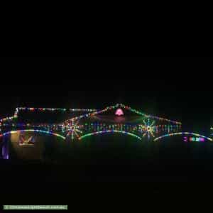 Christmas Light display at 33 Balfour Street, Wyreema