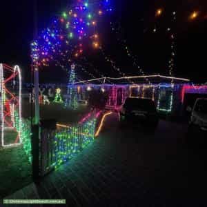 Christmas Light display at 14 Gloria Place, South Penrith