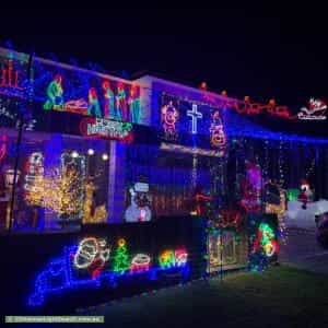 Christmas Light display at 18 Fifth Avenue, Condell Park