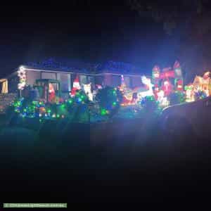 Christmas Light display at 2 Gregory Court, Pakenham