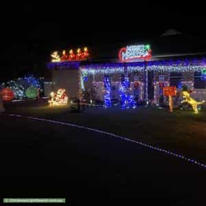 Christmas Light display at 17 Greenleaf Drive, Lara