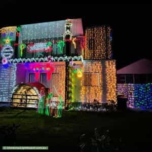 Christmas Light display at 27 Norman Street, Condell Park