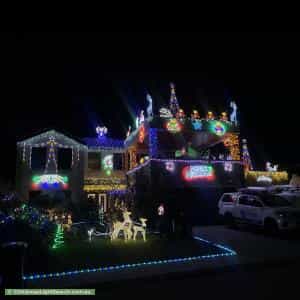 Christmas Light display at 17 Catspaw Avenue, Beeliar
