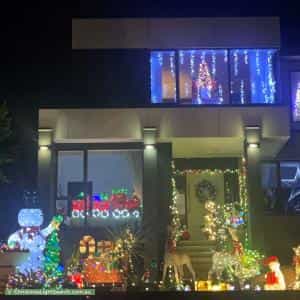 Christmas Light display at 11 Stuart Street, Moonee Ponds