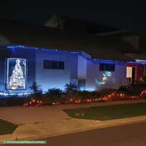 Christmas Light display at 18 Damirrinda Street, Lyons