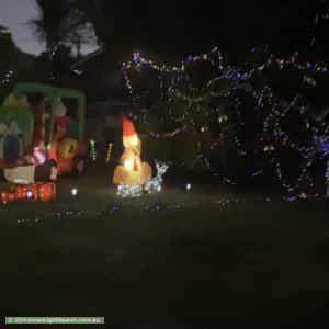 Christmas Light display at 15 Jarrahdale Street, Fisher
