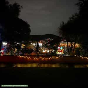 Christmas Light display at 97 Fakenham Road, Ashburton