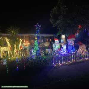 Christmas Light display at 47 Morrie Crescent, Blackburn North
