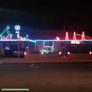 Christmas Light display at 35 High Street, Rangeville