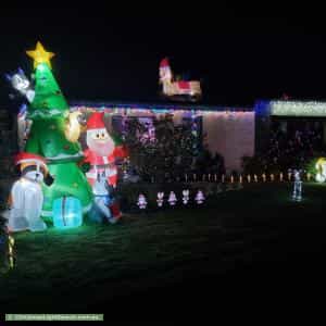 Christmas Light display at 217 Somerton Park Road, Sale