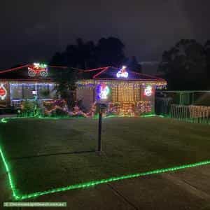 Christmas Light display at 91 Warrimoo Drive, Quakers Hill