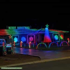 Christmas Light display at 25 Travers Drive, Australind