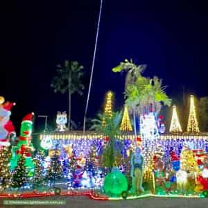 Christmas Light display at 44 Gannet Street, Kewarra Beach