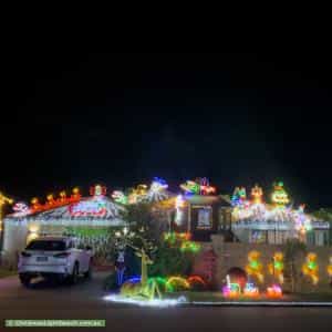 Christmas Light display at 88 Branksome Gardens, City Beach