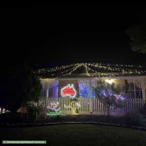 Christmas Light display at 1 Vines Cross Crescent, Onkaparinga Hills