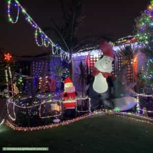 Christmas Light display at 6 Buxton Entrance, Hocking