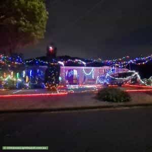 Christmas Light display at 26 Santa Barbara Drive, Frankston