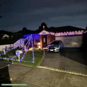 Christmas Light display at 15 John Fisher Drive, Berwick