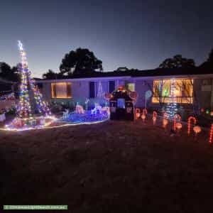 Christmas Light display at 7 Pyrus Way, Forrestfield