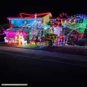 Christmas Light display at 77 O'Connor Circuit, Calwell