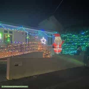 Christmas Light display at 40 Preddys Road, Bexley