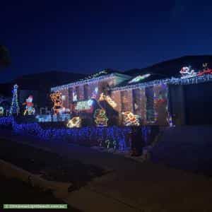 Christmas Light display at 39 Corrimal Avenue, Noarlunga Downs