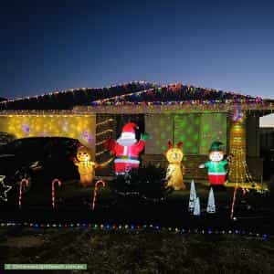 Christmas Light display at 2 Michael Road, Munno Para West