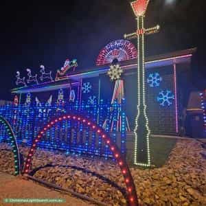 Christmas Light display at 252 Petherton Road, Andrews Farm