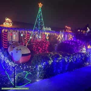 Christmas Light display at 2 Cannes Avenue, Grange