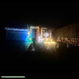 Christmas Light display at 23 Cascade Way, Pakenham