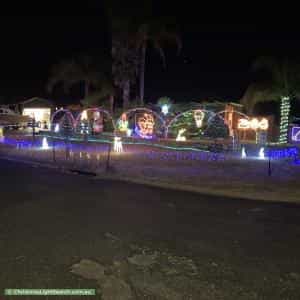 Christmas Light display at 41 Agincourt Drive, Forrestfield
