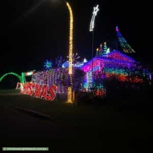 Christmas Light display at  Tench Place, Glenmore Park