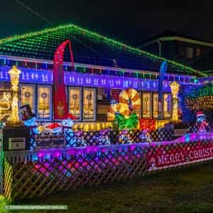 Christmas Light display at 5 Waratah Street, North Bondi