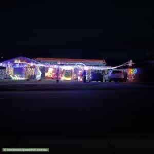 Christmas Light display at 12 Unaipon Avenue, Ngunnawal