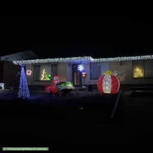 Christmas Light display at 6 Oldham Avenue, Modbury Heights