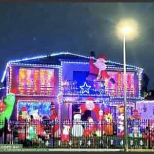Christmas Light display at 37 Edgewater Circuit, Cairnlea