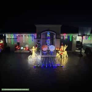 Christmas Light display at 3 Royal Terrace, Royal Park