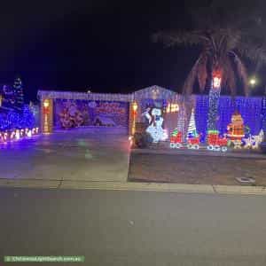 Christmas Light display at 27 Haven Street, Harrison