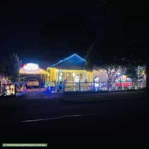 Christmas Light display at 8 Lionel Crescent, Croydon