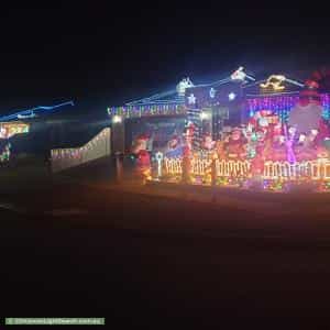 Christmas Light display at 2 Wanderers Lane, Kialla