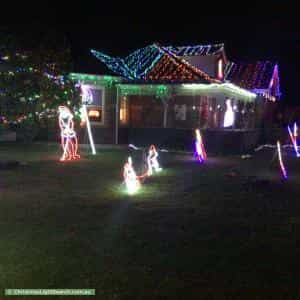 Christmas Light display at 24 Traminer Drive, Mount Martha