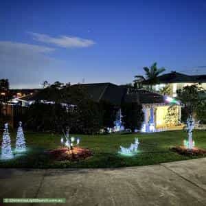 Christmas Light display at 20 Gresswell Crescent, Upper Coomera