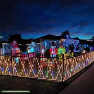 Christmas Light display at 13 Raleigh Drive, Narre Warren South