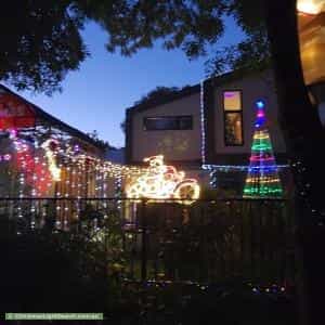 Christmas Light display at 34 Chippindall Circuit, Theodore