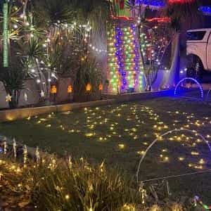 Christmas Light display at 18 Young Street, Melville