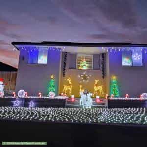 Christmas Light display at 160 Outlook Drive, Dandenong North