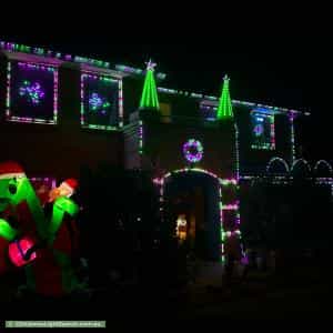 Christmas Light display at 7 Yaldara Street, Kellyville Ridge