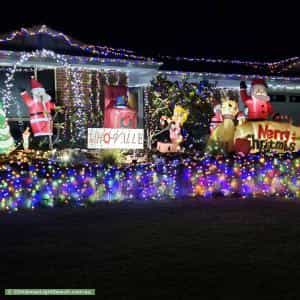 Christmas Light display at 16 Ferndene Mews, Hillarys